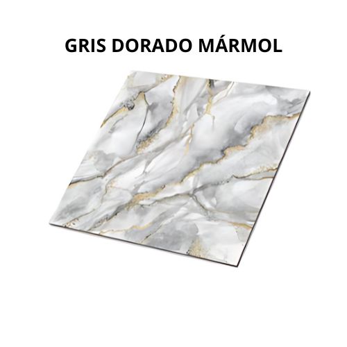 10 LAMINAS ADHESIVA DE MARMOL DE 60CM X 60CM