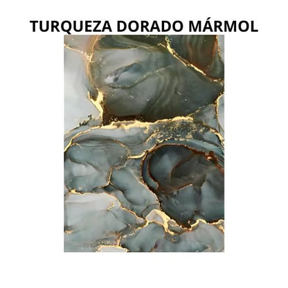 10 LAMINAS ADHESIVA DE MARMOL DE 60CM X 60CM