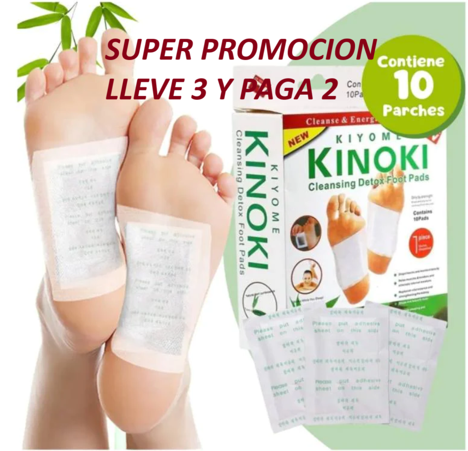 👉 FootRelax™ – Adiós a los pies cansados-Promo-120 parches-KINOKI