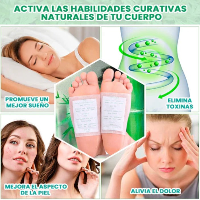 👉 FootRelax™ – Adiós a los pies cansados-Promo-120 parches-KINOKI